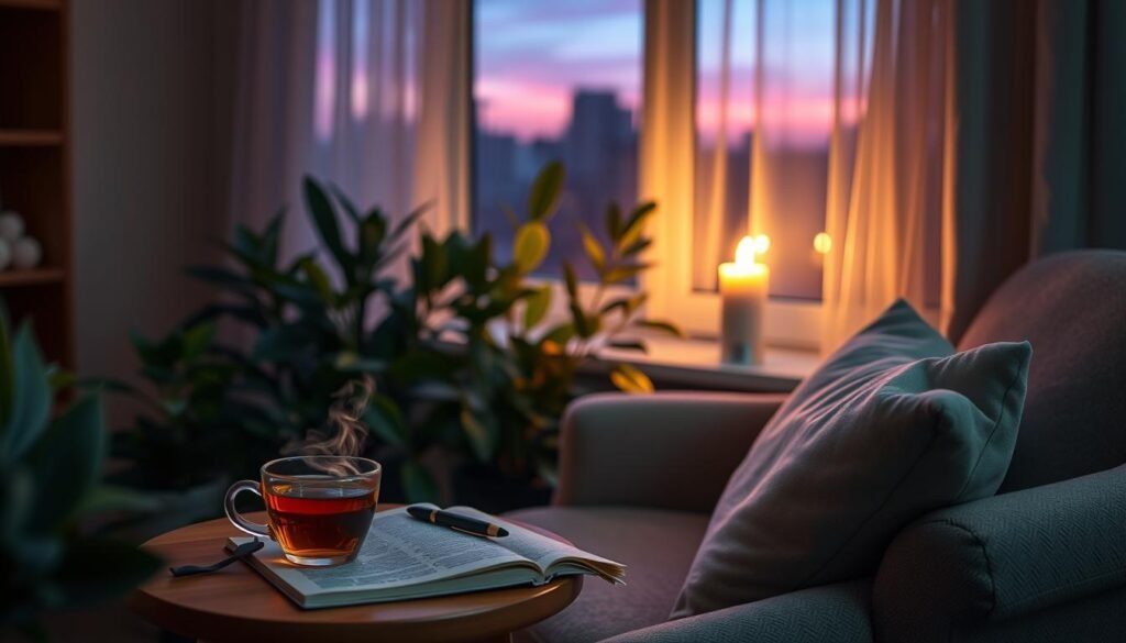 Calming environment for personal growth