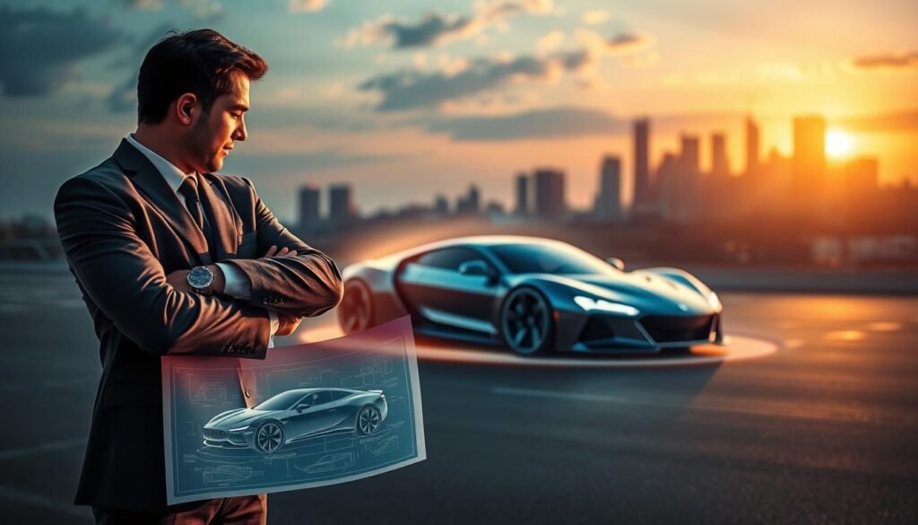 Car manifestation concept Car manifestation concept