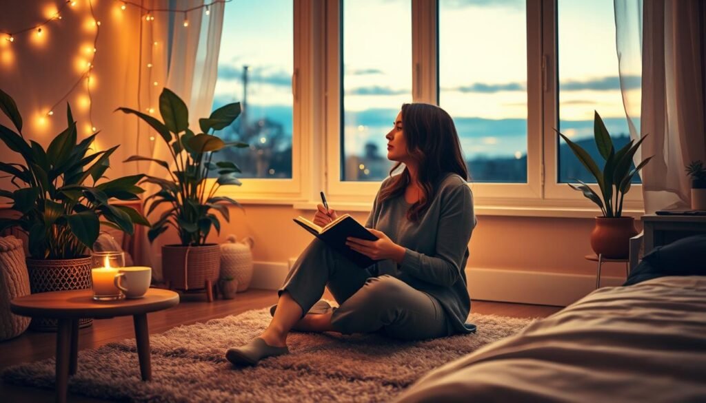 Evening routine for manifestation and gratitude