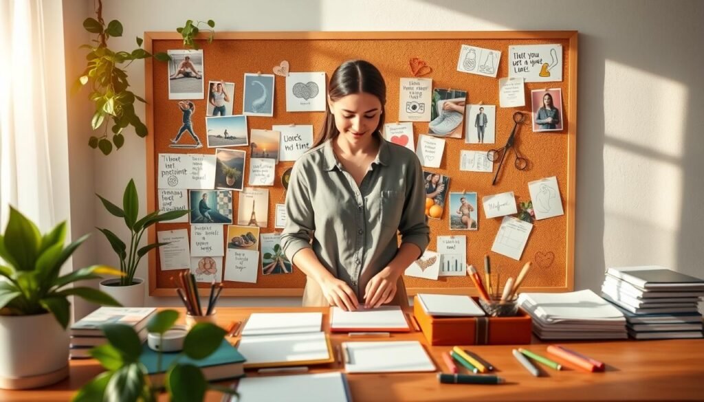 Planning your vision board layout
