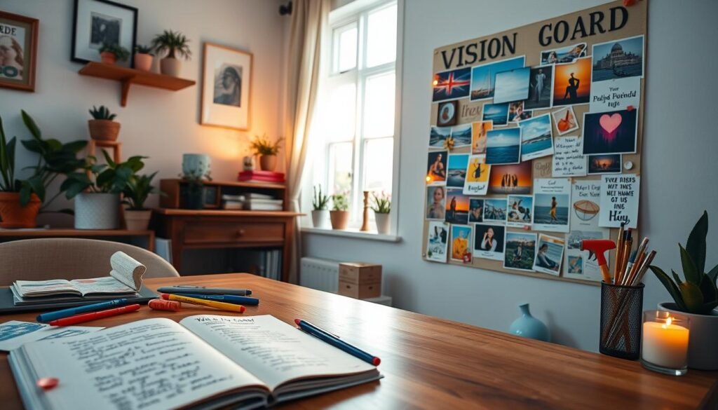 Using Vision Boards and Journals for Manifestation