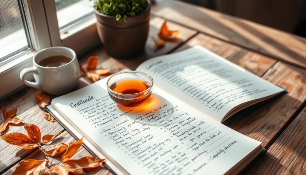 gratitude journal for making journaling a daily habit