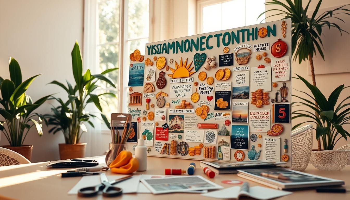 money manifestation vision board