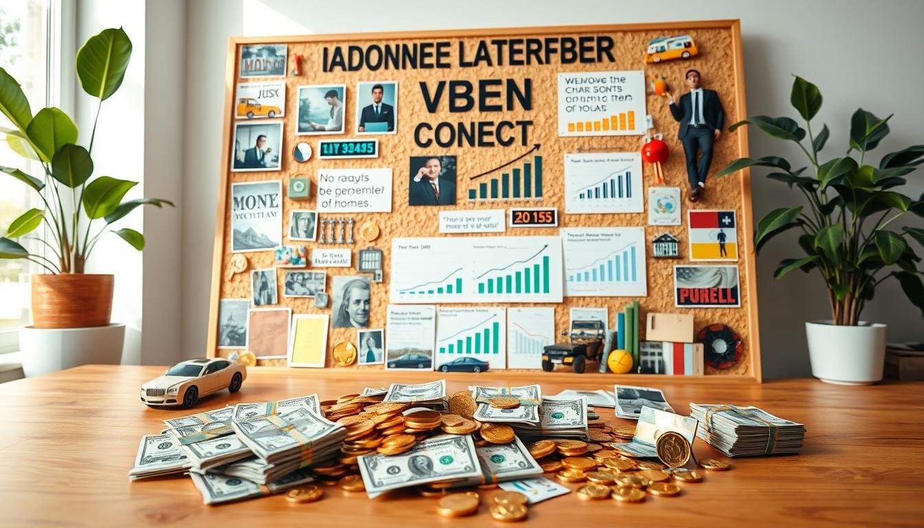 money vision board law of attraction