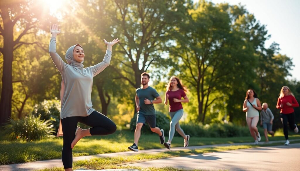 morning physical wellness routine