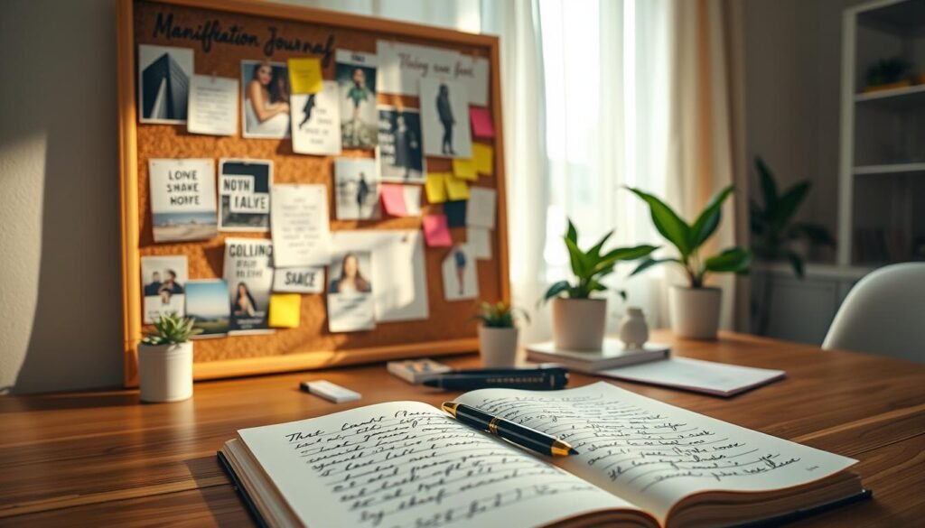 vision board and journaling techniques