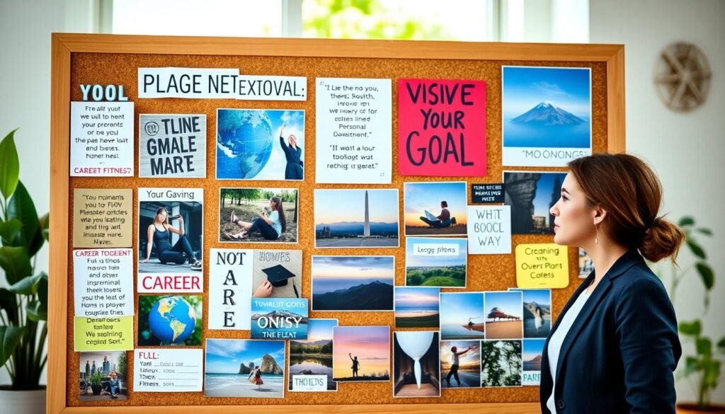 vision board examples for different life goals
