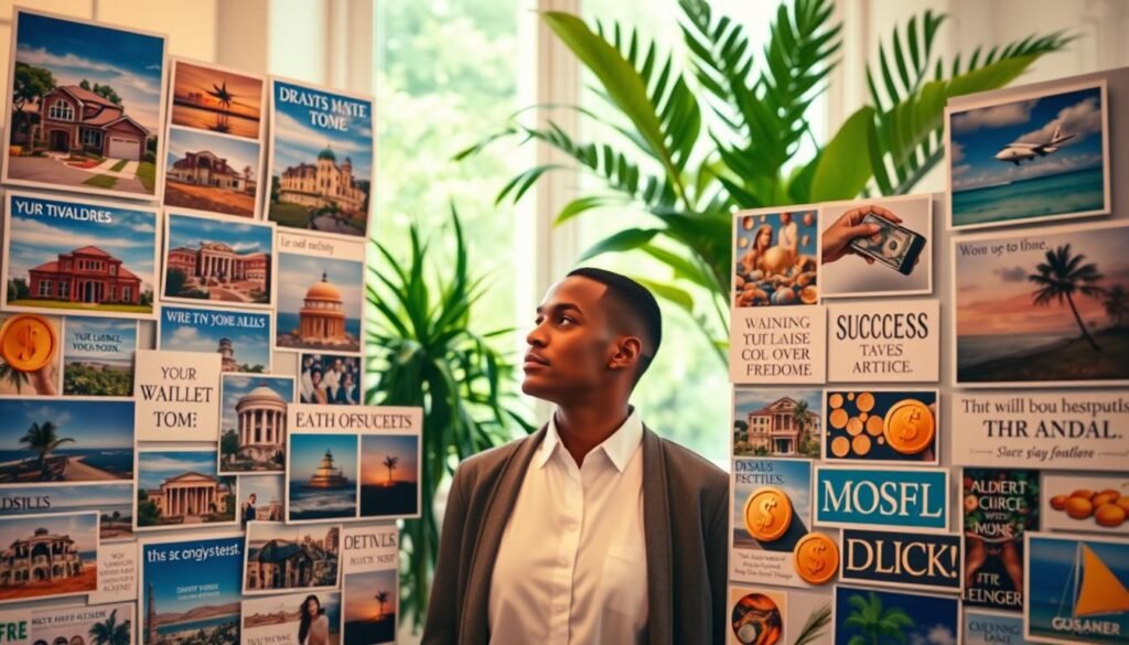 vision board impact on wealth