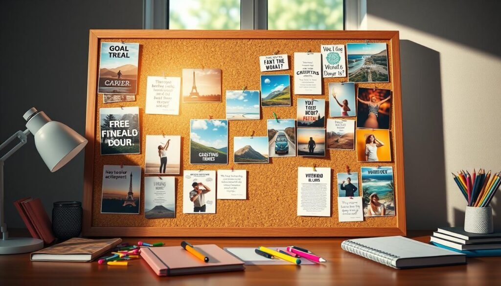 vision board layout tips