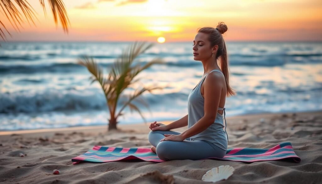 Beach Meditation Preparation