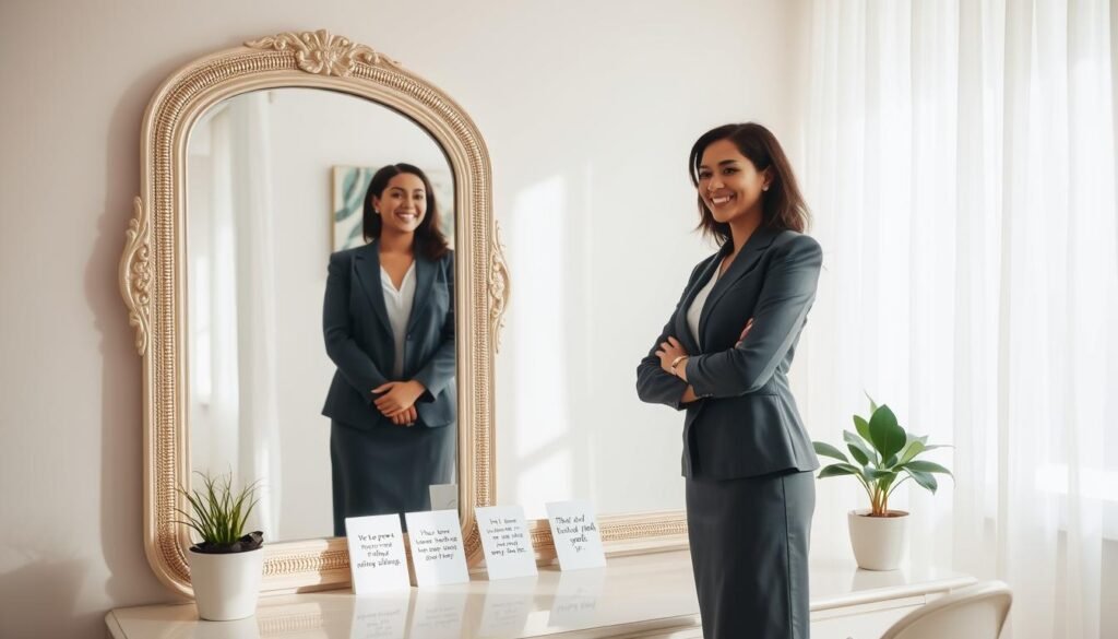 Confidence through positive self-talk Confidence through positive self-talk