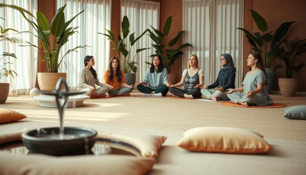 Creating a calming environment for group settings