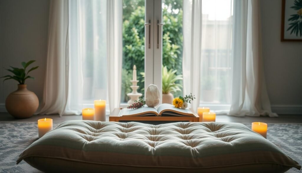 Creating a sacred space for meditation practice