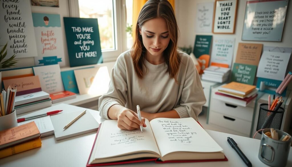Creating personalized affirmations for self-discovery