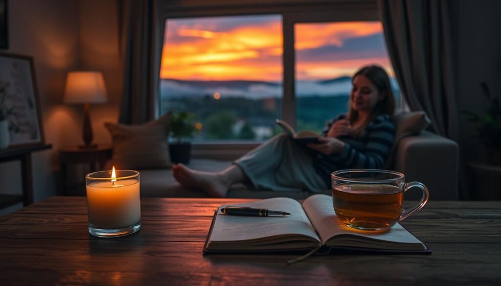 Evening gratitude practices for reflection