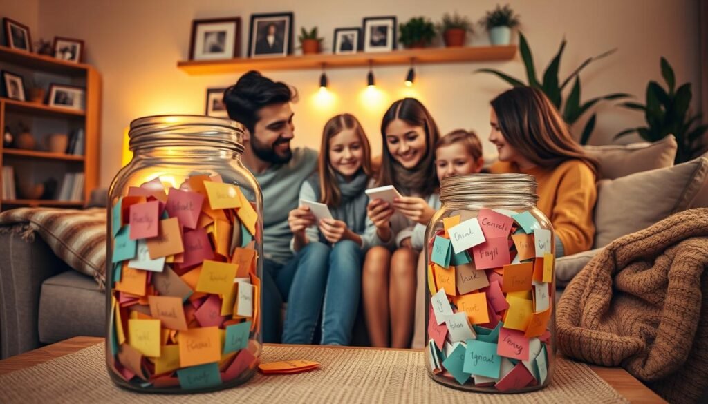 Gratitude jar activities for families
