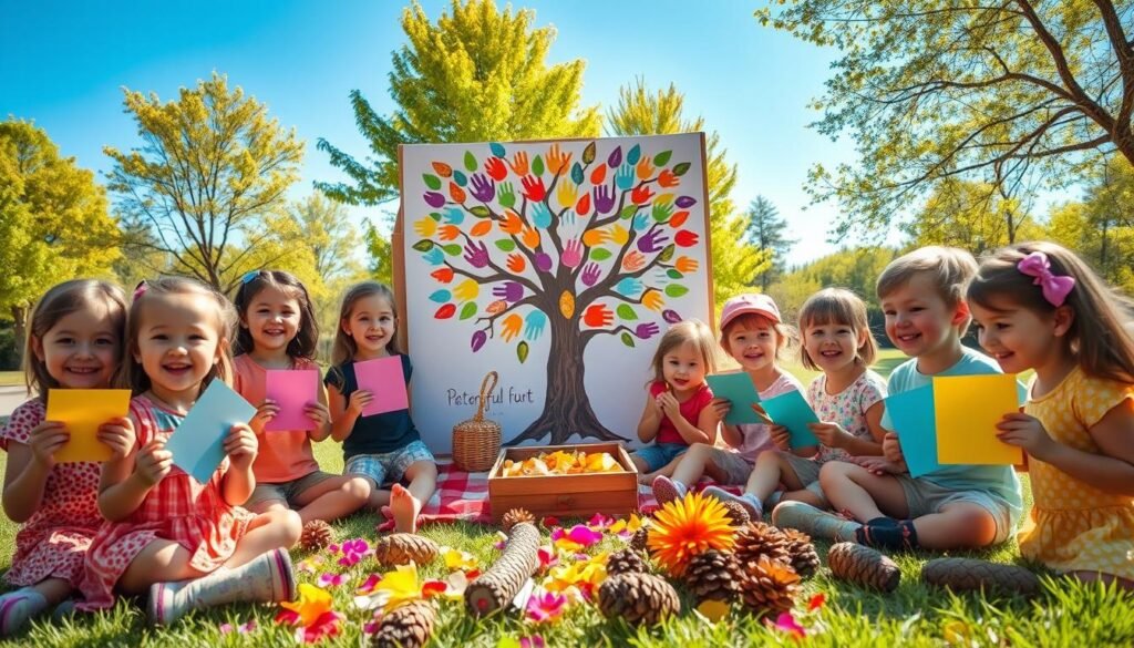 Interactive gratitude activities for children