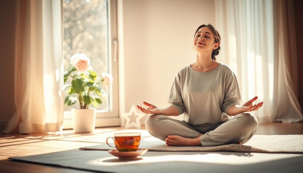 Mindful awakeness for a positive day