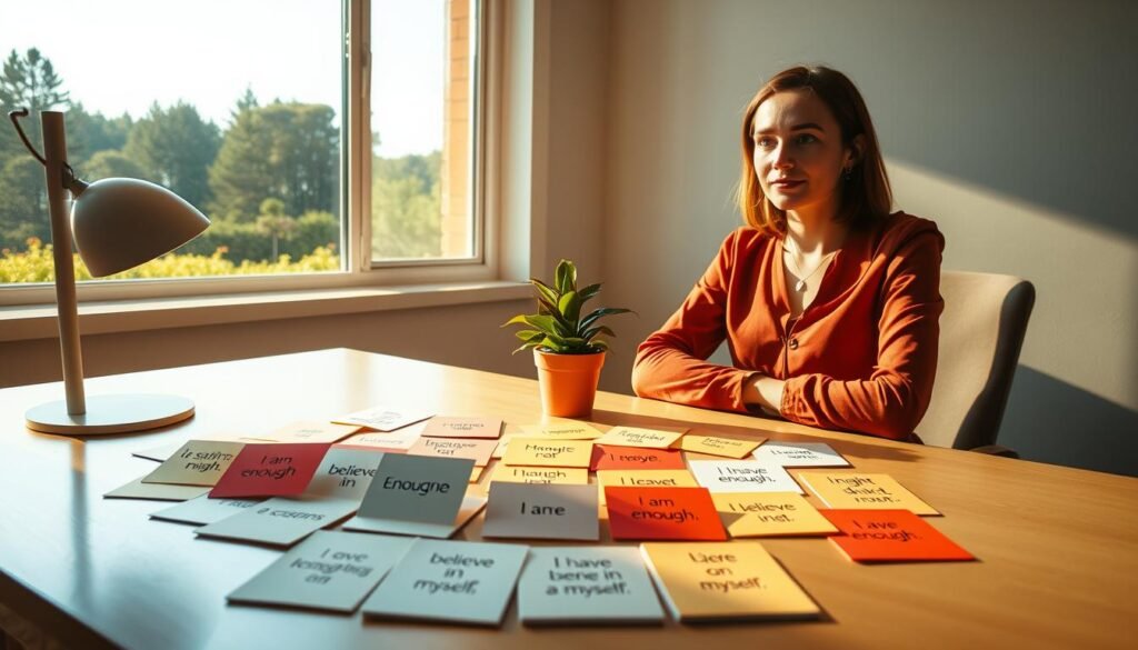 Positive language to overcome negative self-talk