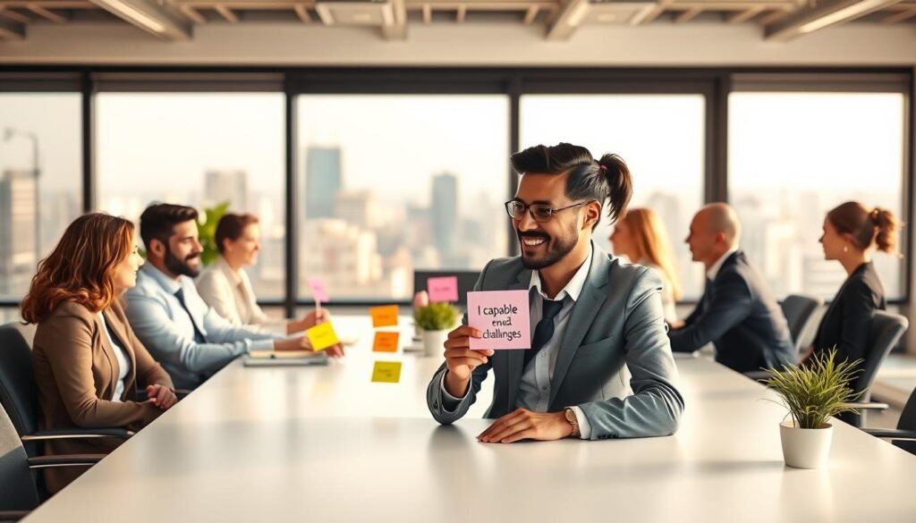Positive work affirmations impact on mindset
