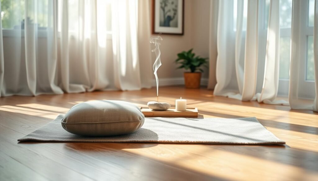 Preparing for grounding meditation practice