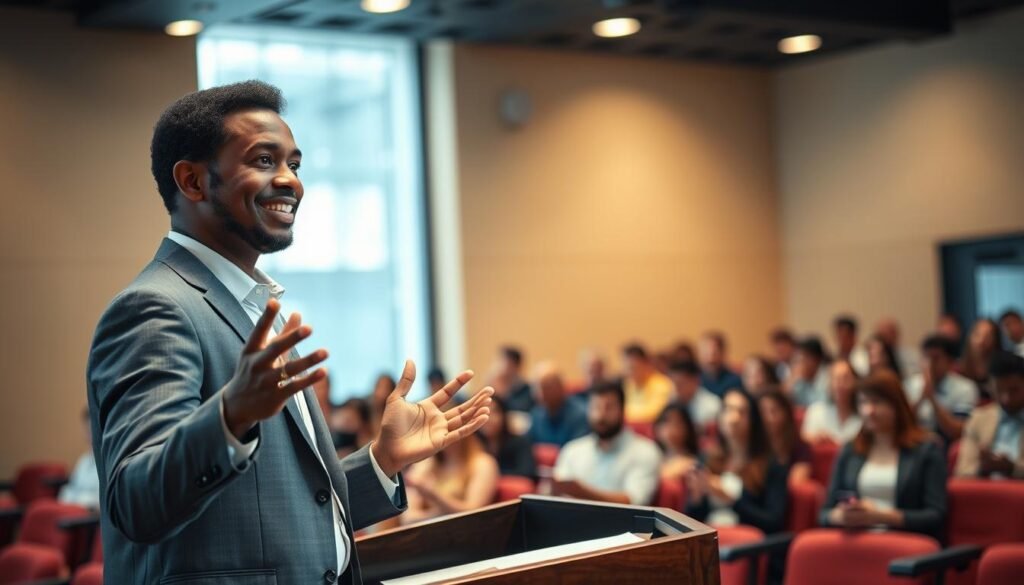 Public speaking affirmations for confidence and mindset