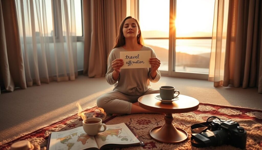 Travel affirmations practice