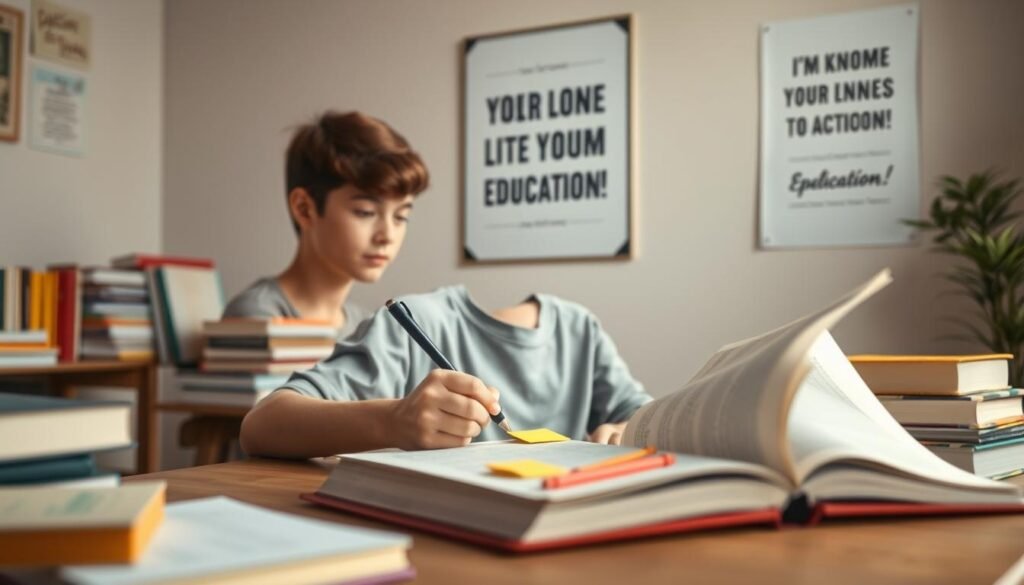 Valuing education and enhancing focus through affirmations