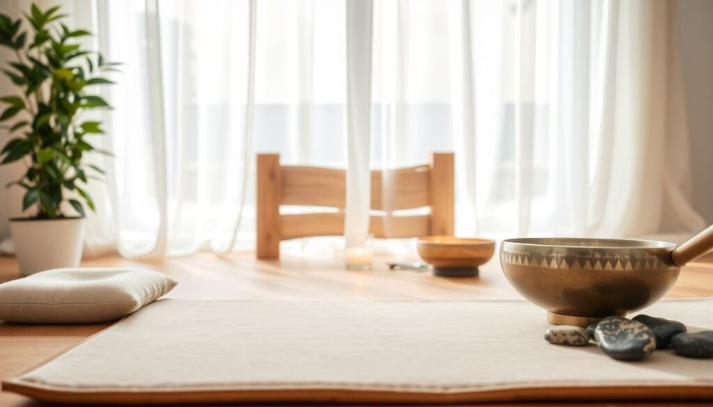 creating a peaceful meditation space