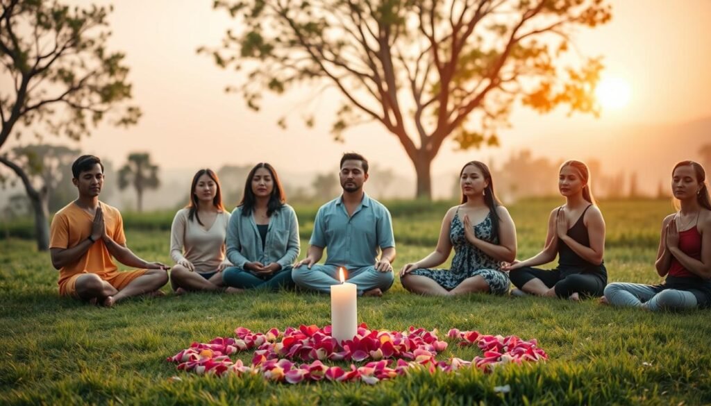 expanding circle of compassion in meditation
