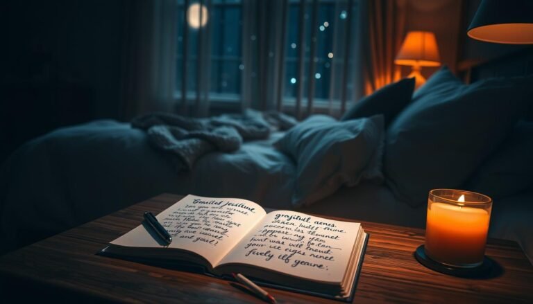 gratitude journal before bed