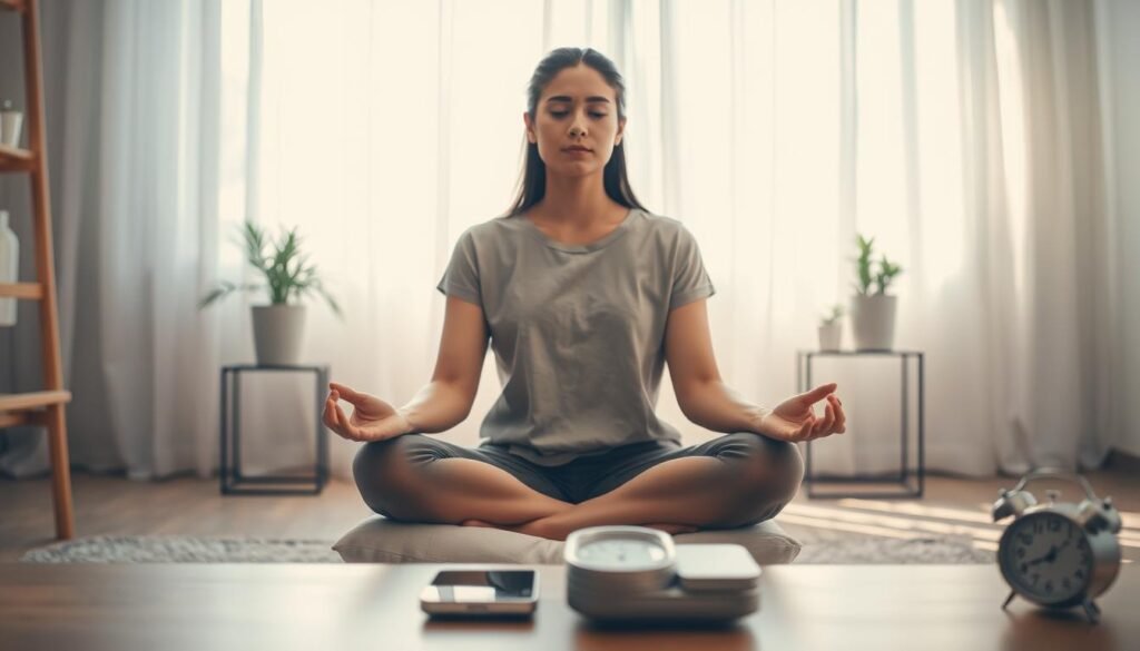 managing distractions during meditation
